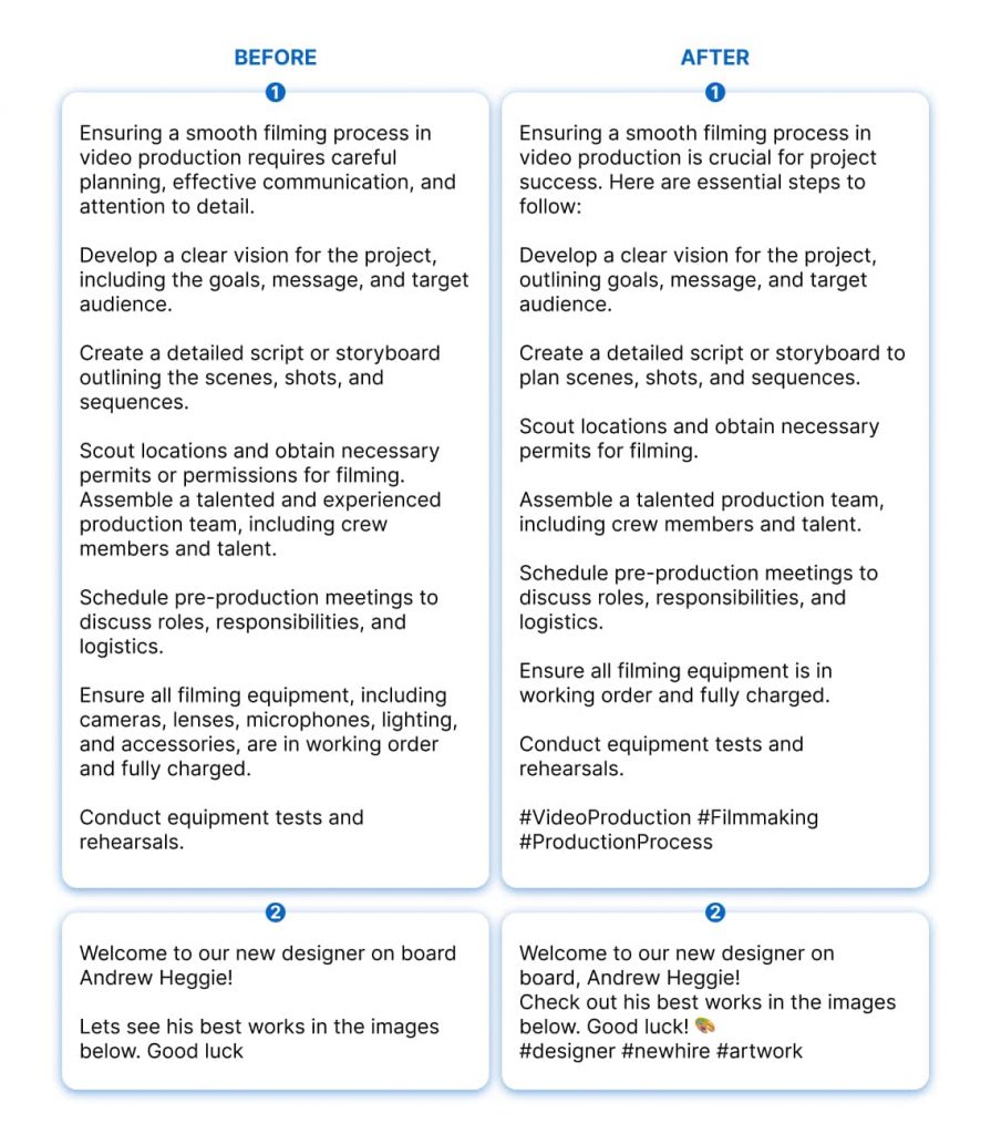 AI LinkedIn post generator – real results