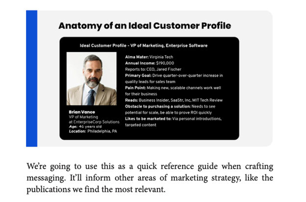 anatomy of an ideal customer profile