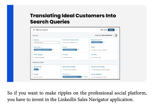 ideal customer profile in search queries