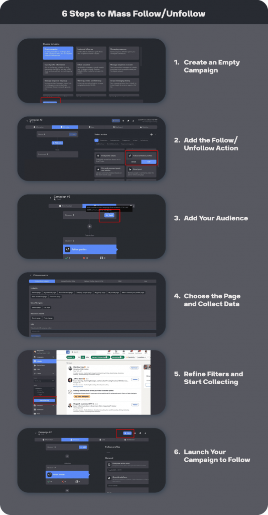 6 Steps to Mass Follow/Unfollow