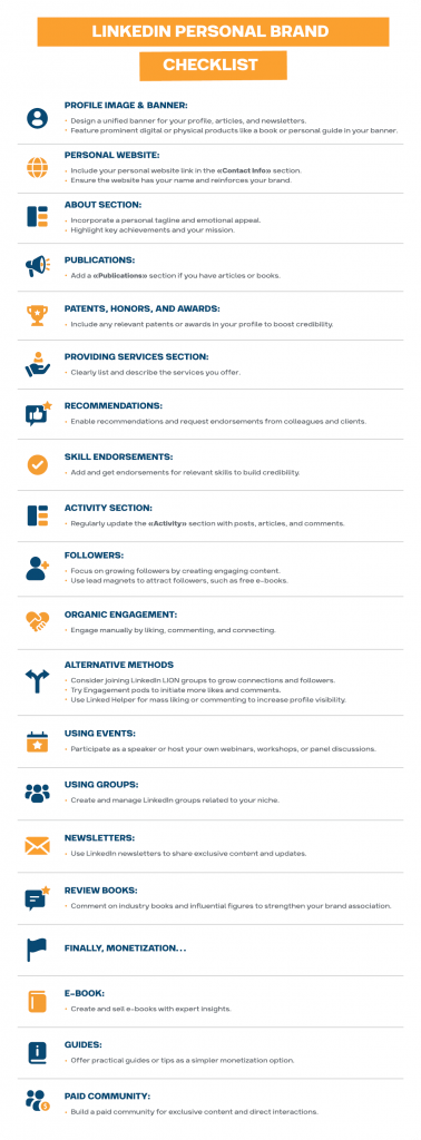 LinkedIn Personal Brand Checklist