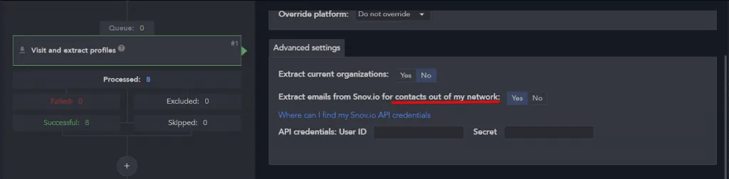 How to send mass email in LinkedIn LH email finder