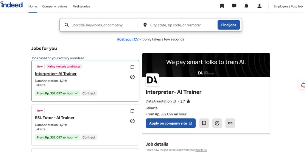 indeed vs linkedin registration process requires phone number