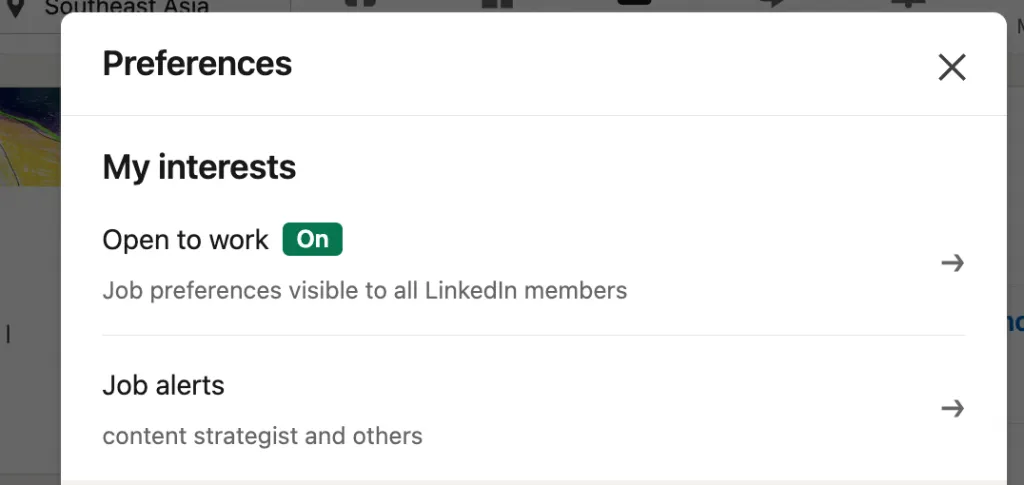 job alerts menu how to set a job alert in LinkedIn