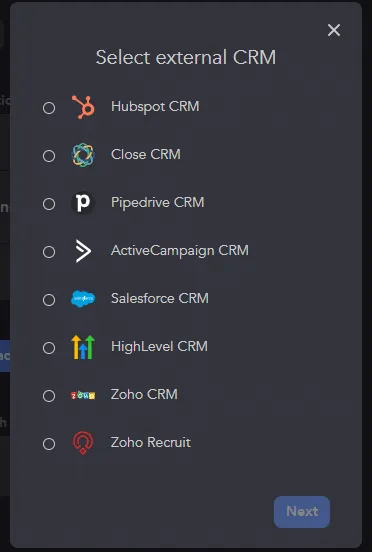Account-based marketing automation with direct CRM integrations in Linked Helper
