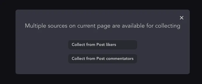 advanced people search linkedin collect post likers