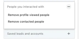 advanced people search linkedin remove profile