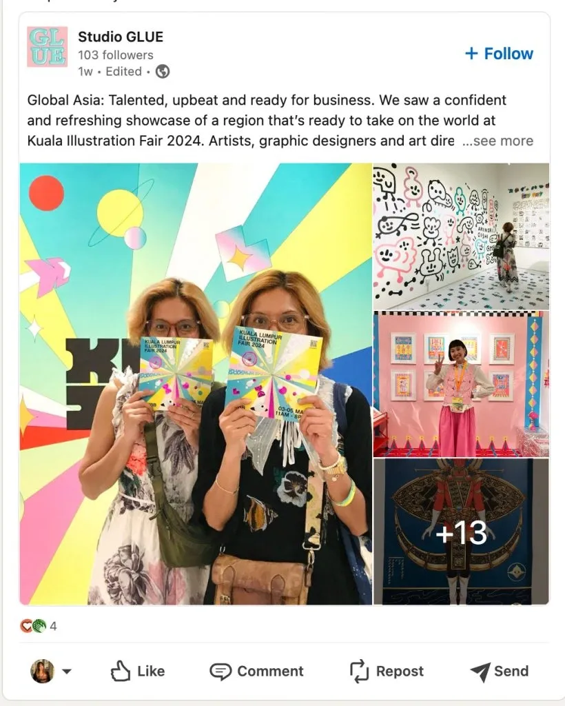 How to Post Carousel on LinkedIn 2024 - Example of Uploaded Images in One Post