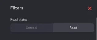automated messages in linked helper with filtering read and unread
