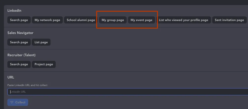 Messages through groups or events automation with linked helper