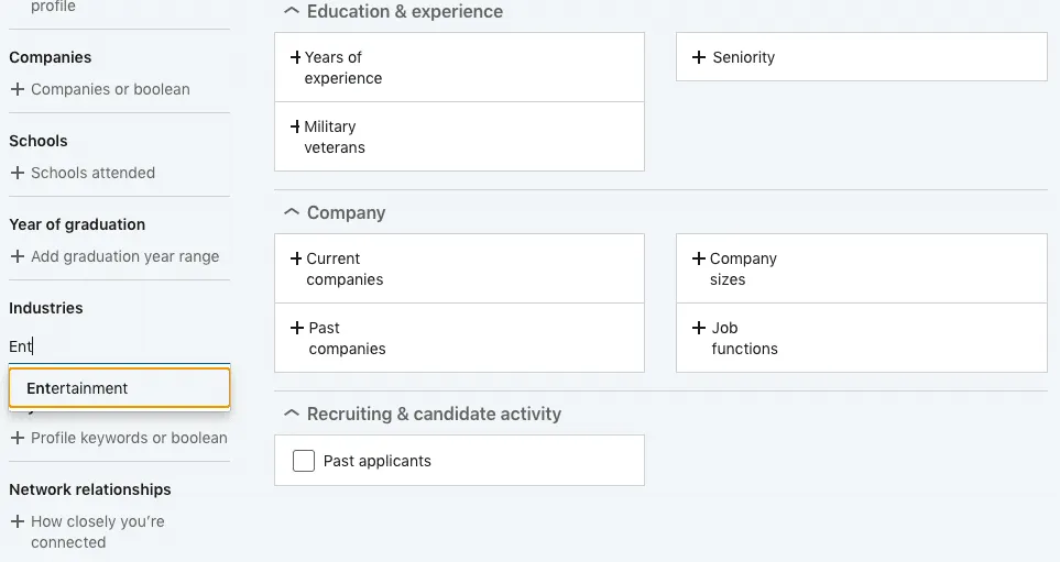 export leads from LinkedIn Sales Navigator search browsing page.