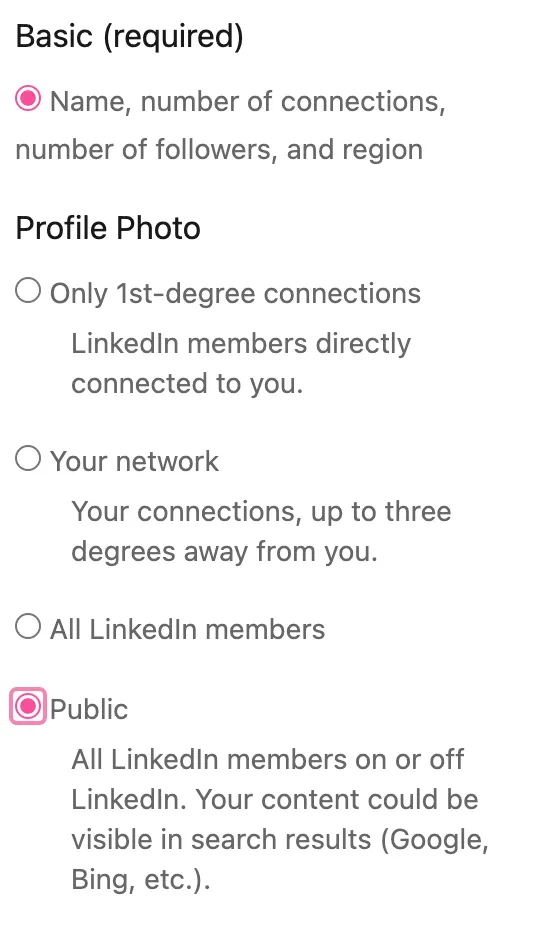 how to view LinkedIn profile as someone else – profile visibility options