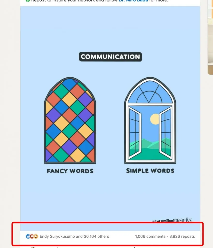 Types of content to post on LinkedIn - motivational graphics